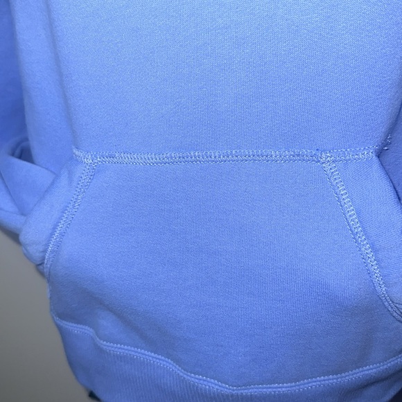 Hollister Easy Appliqué Logo Graphic Hoodie Blue - Picture 5 of 7